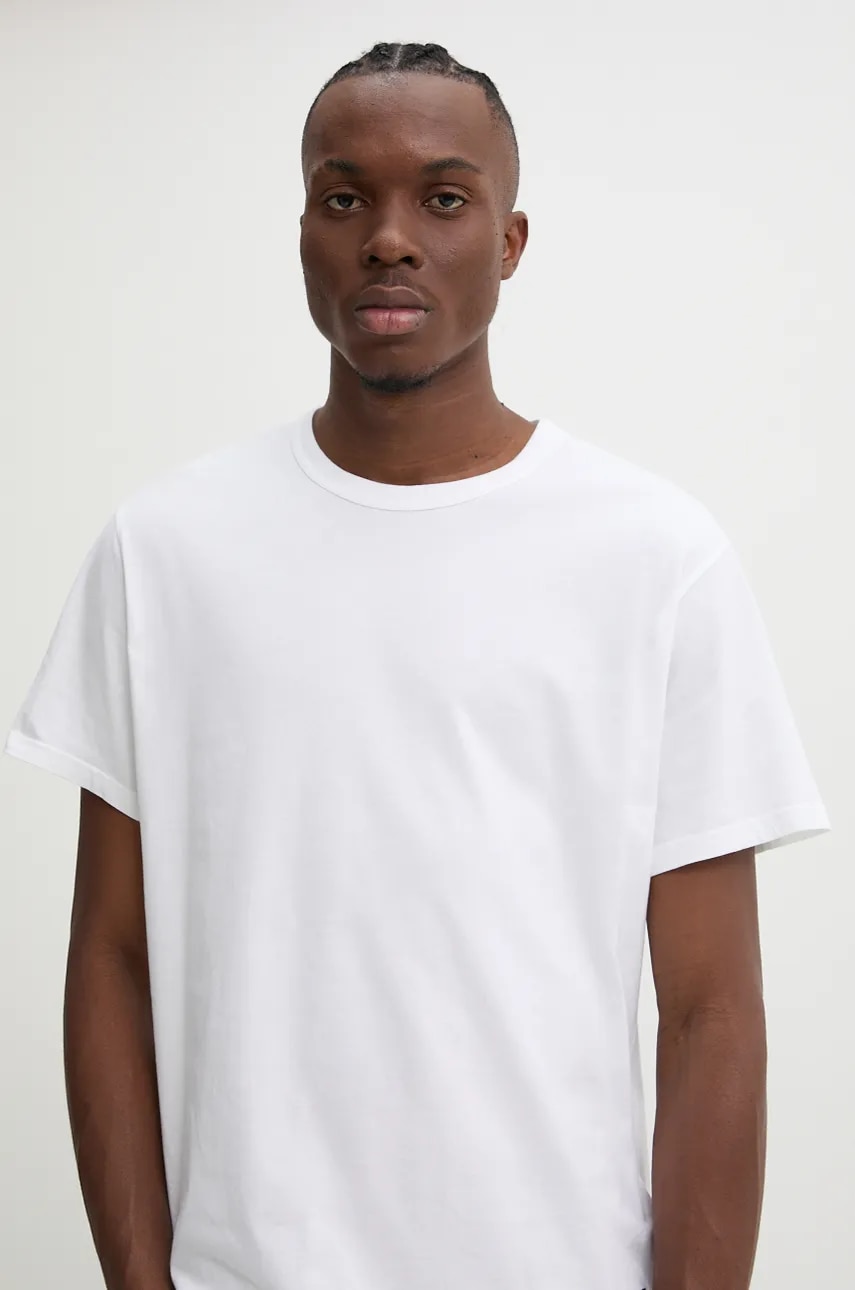 Βαμβακερό μπλουζάκι Levi's Levi's Skateboarding 2-pack ανδρικό, χρώμα: μαύρο, 19452