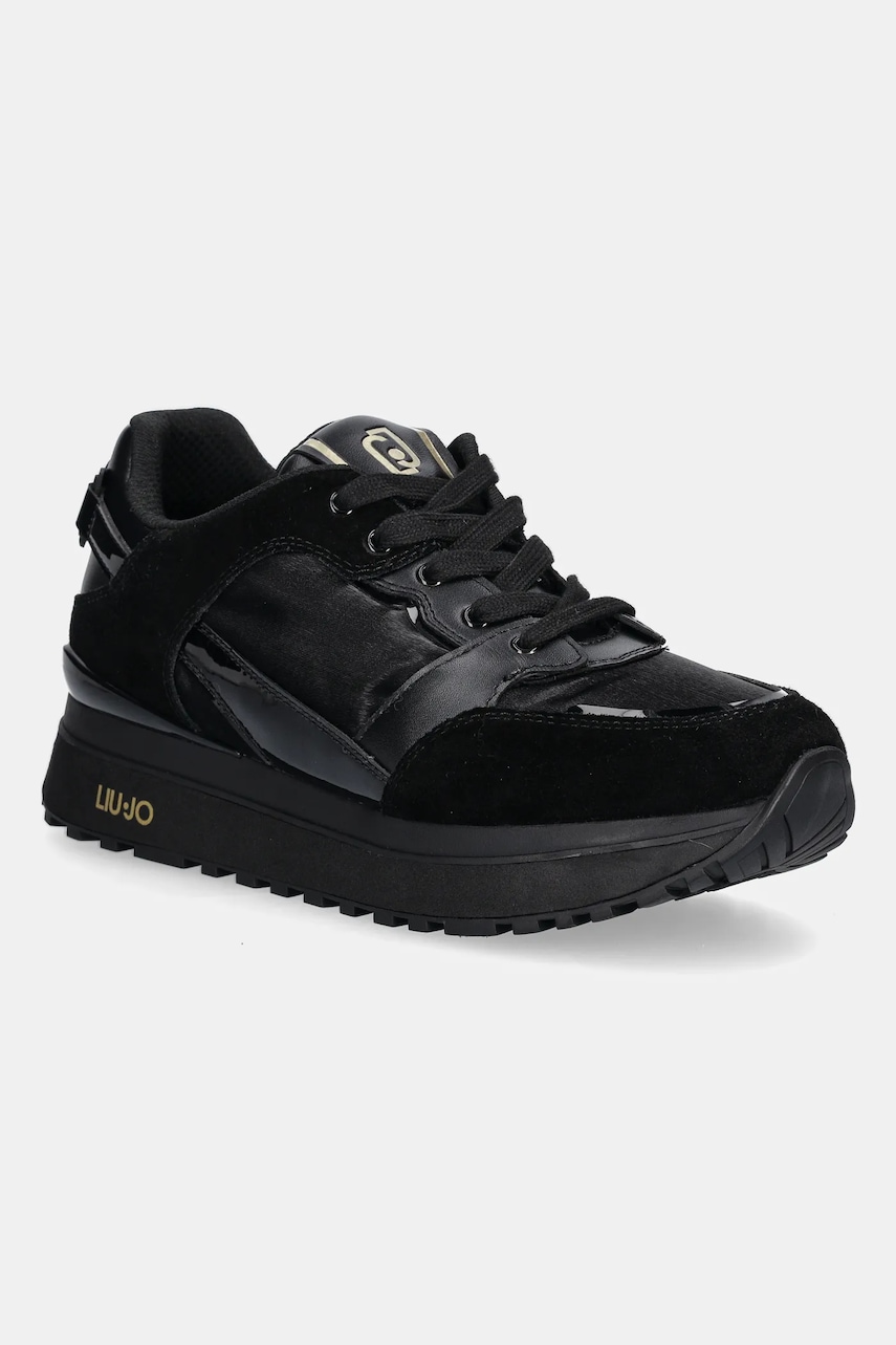 Αθλητικά Liu Jo LIU JO MAXI WONDER 91 χρώμα: μαύρο, BF5005PX52222222