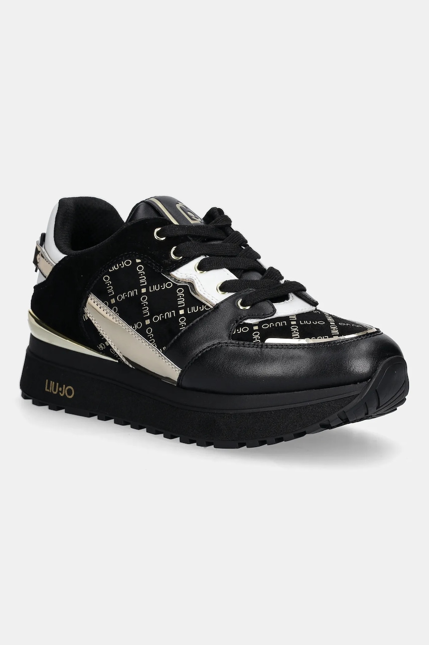 Αθλητικά Liu Jo LIU JO MAXI WONDER 91 χρώμα: μαύρο, BF5005PX68122222