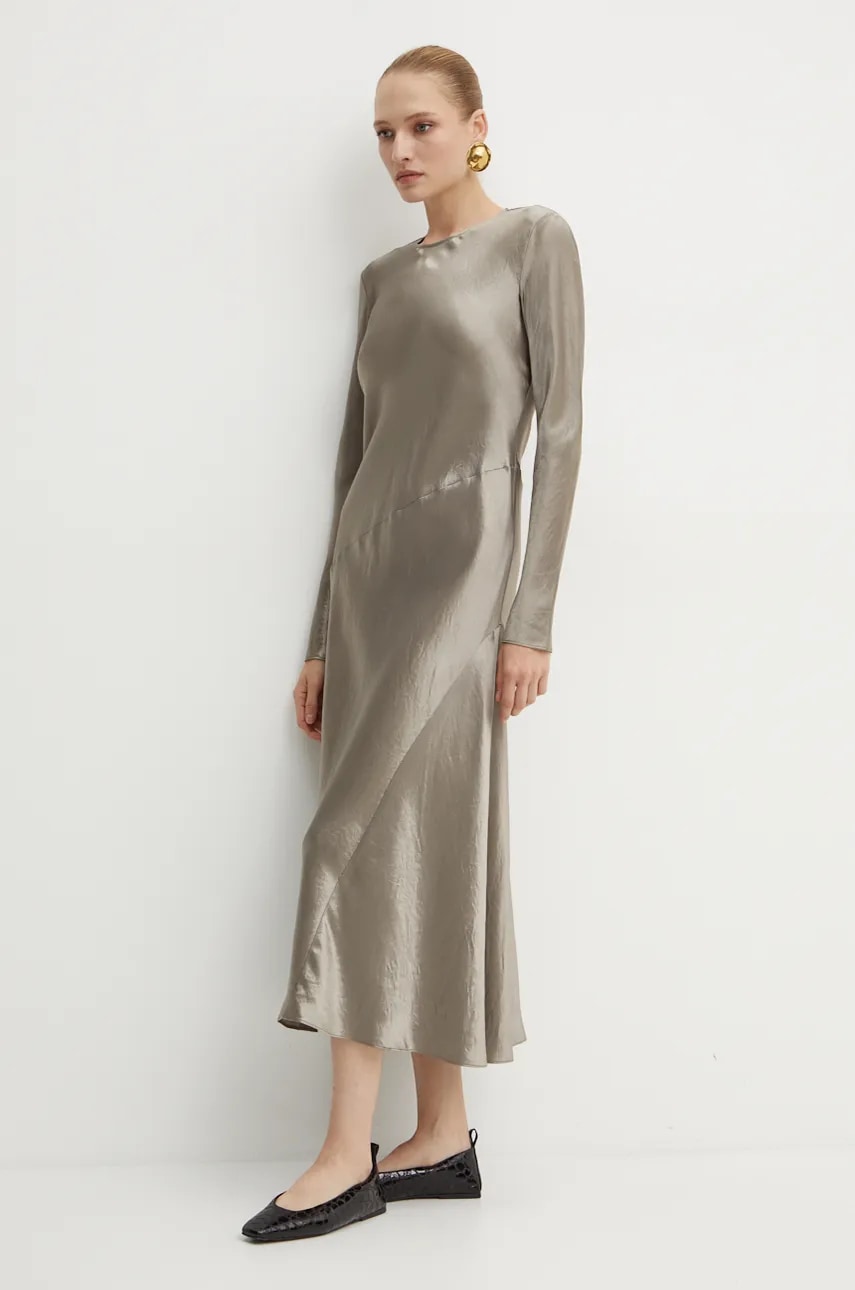 Φόρεμα Max Mara Leisure χρώμα: πράσινο, 2426226018600