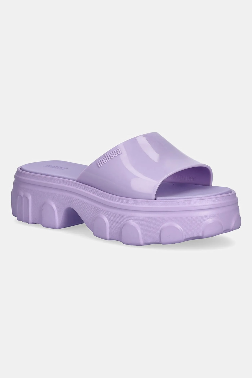 Παντόφλες Melissa MELISSA ELLA SLIDE AD χρώμα: μοβ, M 35882.BH683