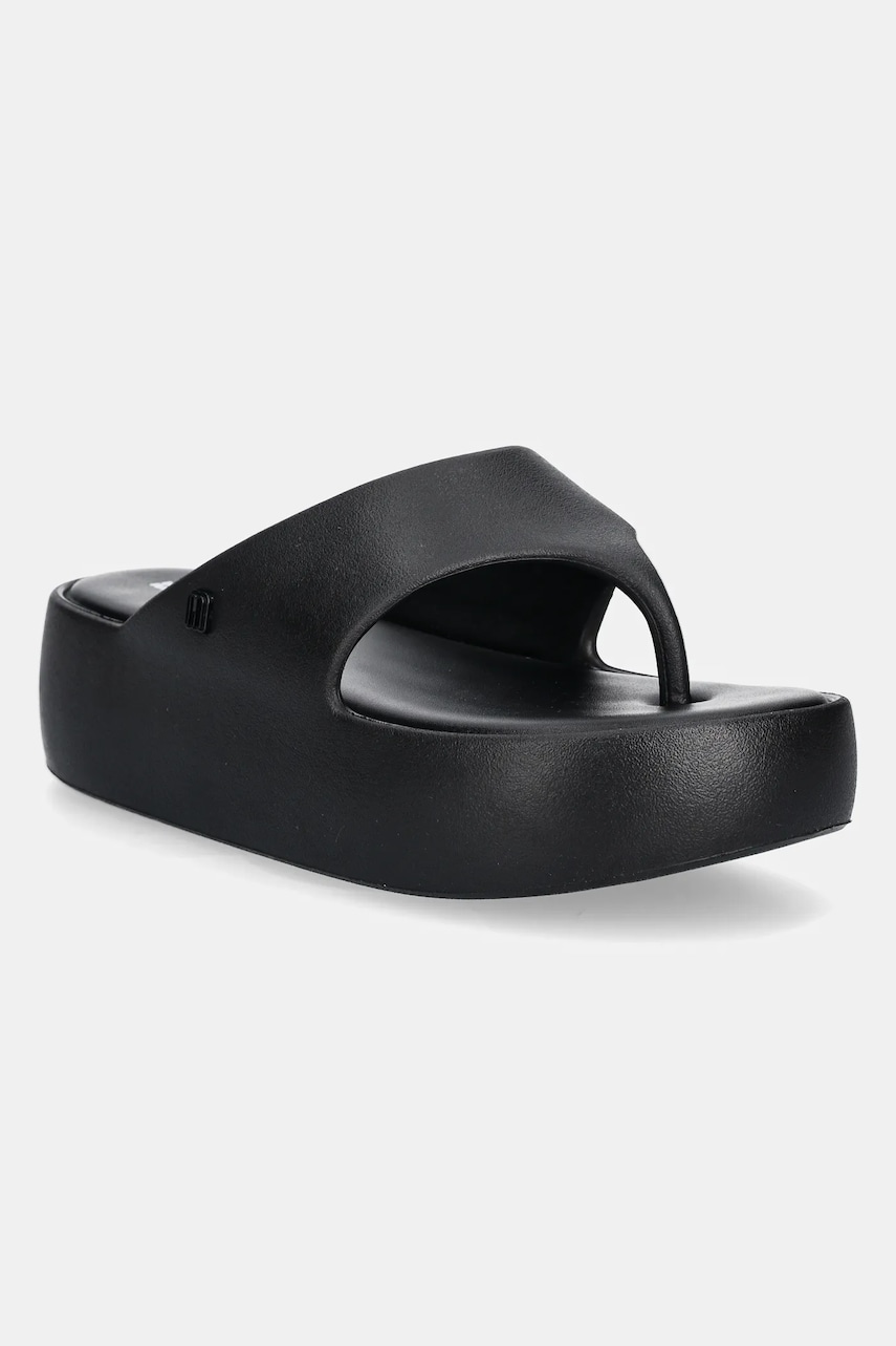 Σαγιονάρες Melissa MELISSA FREE PLATFORM THONG AD χρώμα: μαύρο, M 36088 BE886