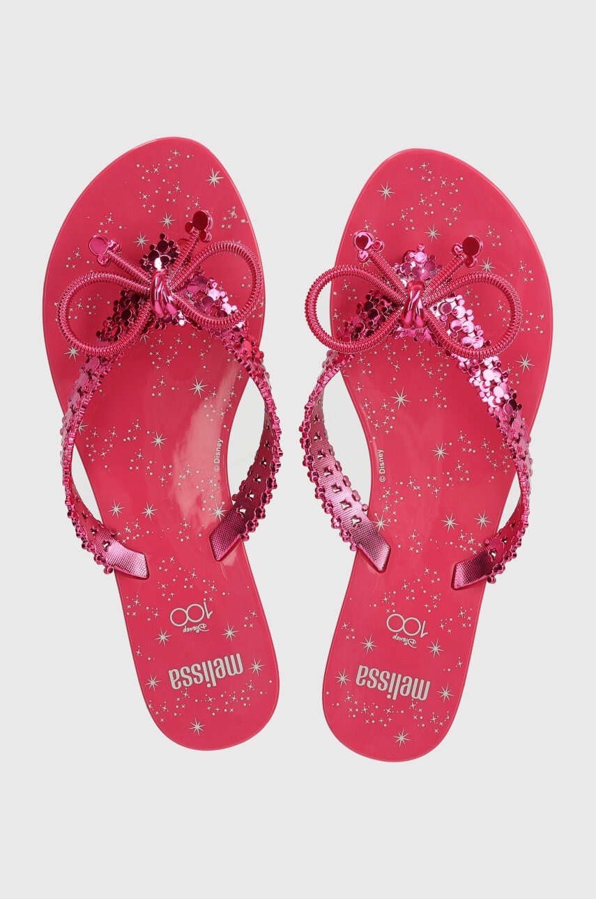 Σαγιονάρες Melissa MELISSA HARMONIC CHROME + DISNEY χρώμα: ροζ, M.35754.V096