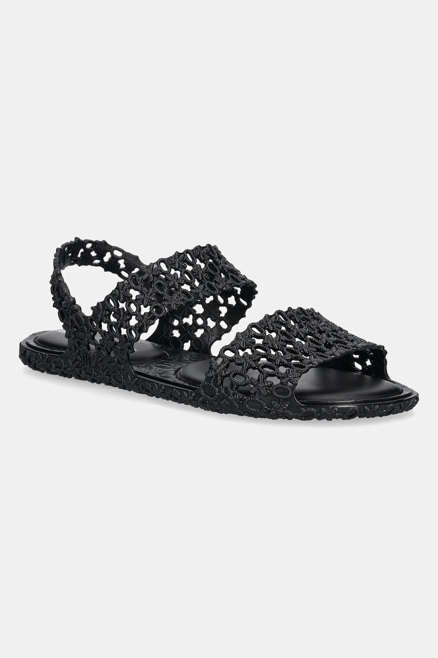 Σανδάλια Melissa MELISSA PANC SANDAL + ISABELA CAPETO χρώμα: μαύρο, M.33440.54143