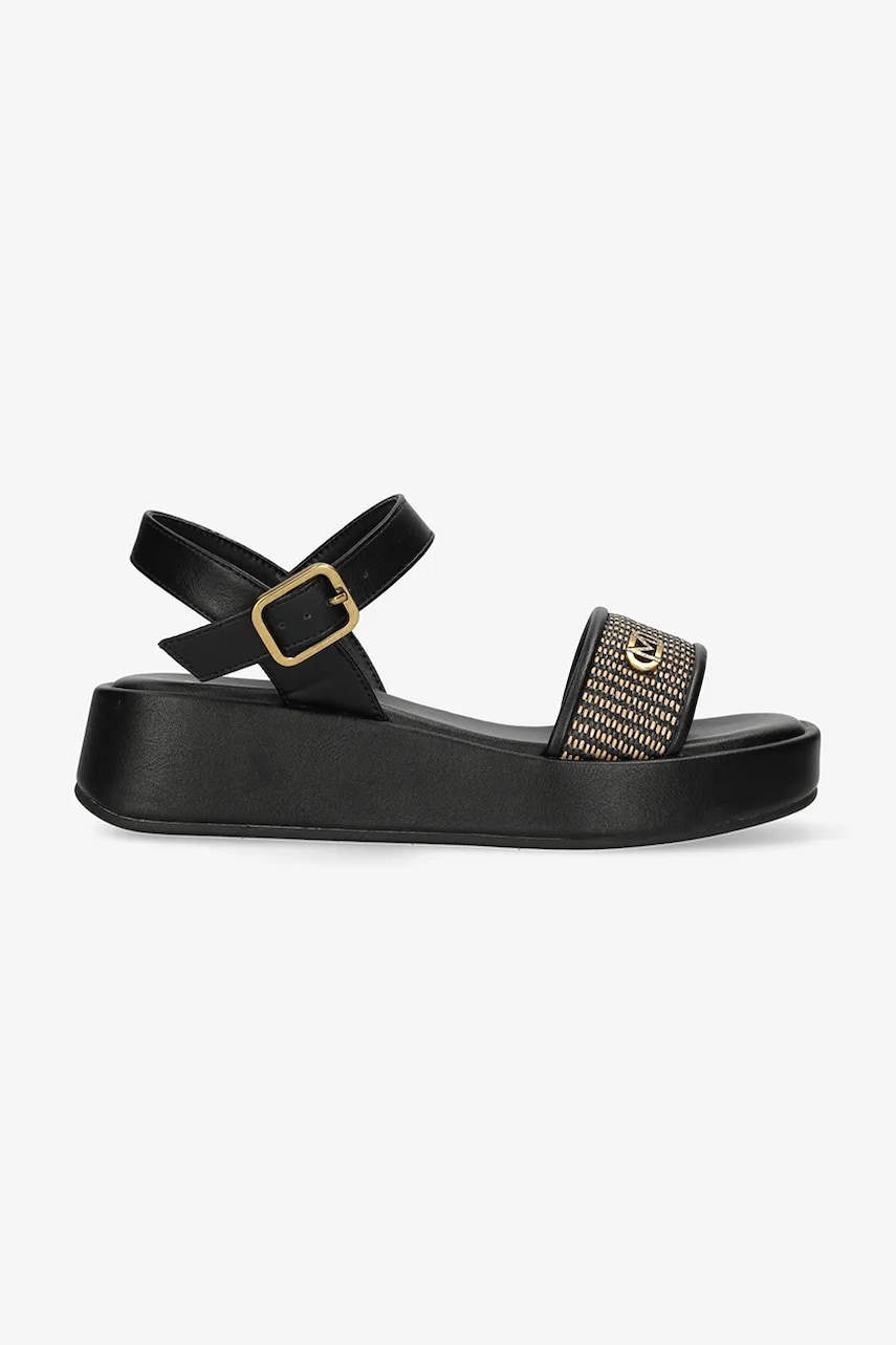 Σανδάλια Mexx ROMEE POLLY χρώμα: μαύρο, MI001605551W-01