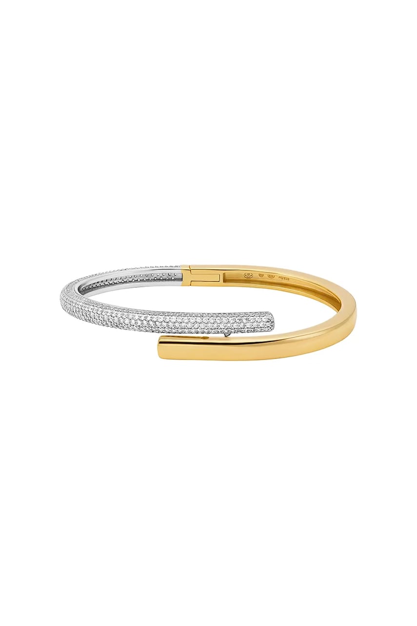 Βραχιόλι από επιχρυσωμένο ασήμι Michael Kors MKC1751CZ931