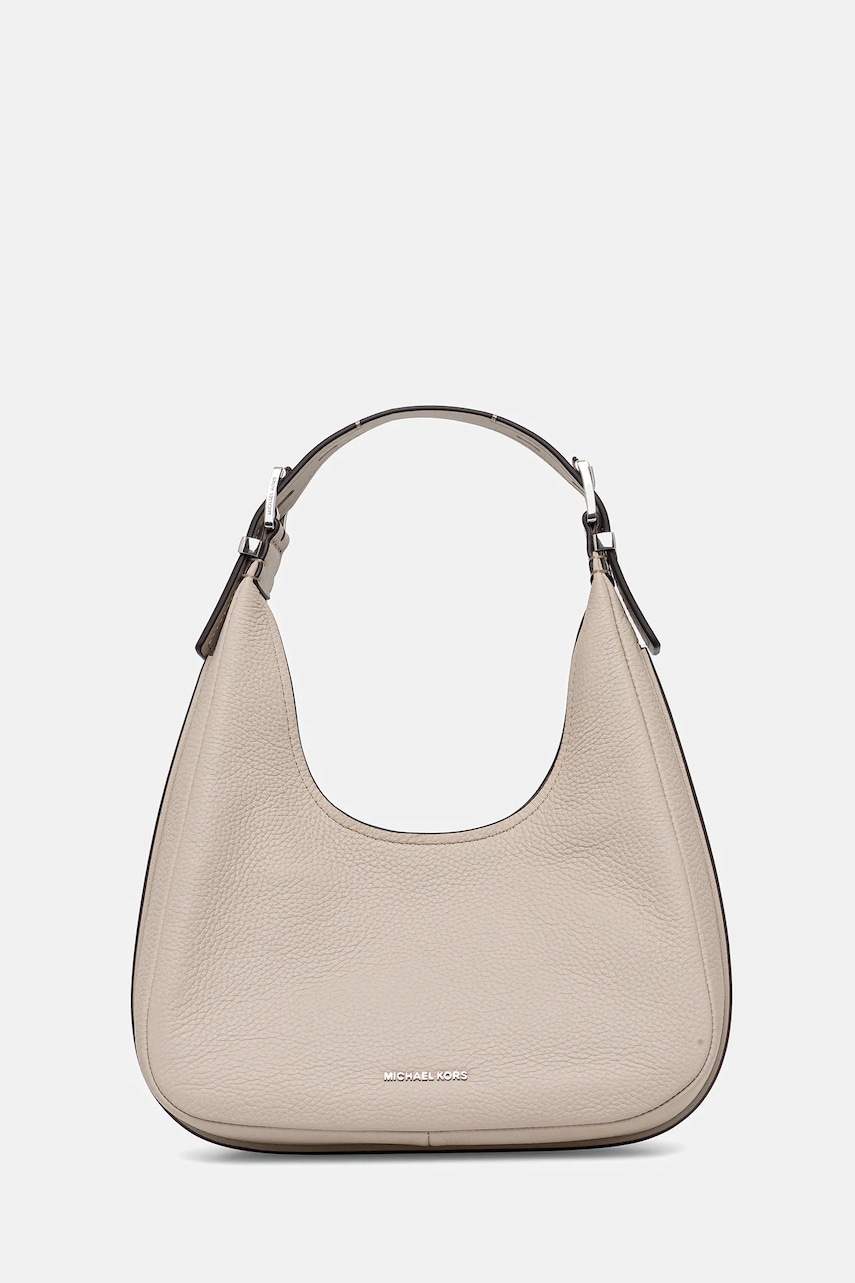 Δερμάτινη τσάντα MICHAEL Michael Kors χρώμα: μπεζ, 30F4SY5H1L
