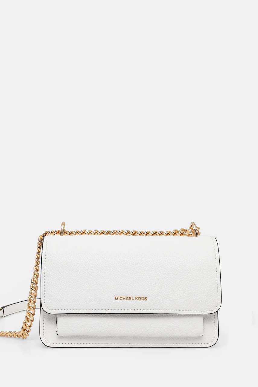Δερμάτινη τσάντα MICHAEL Michael Kors χρώμα: μαύρο, 30T4GC7L3T