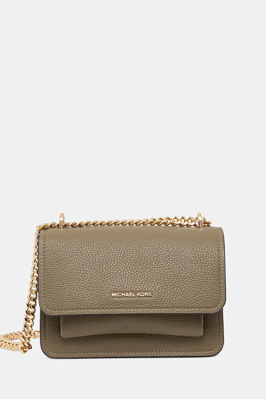 Δερμάτινη τσάντα MICHAEL Michael Kors χρώμα: κόκκινο, 32T4GC7C1T