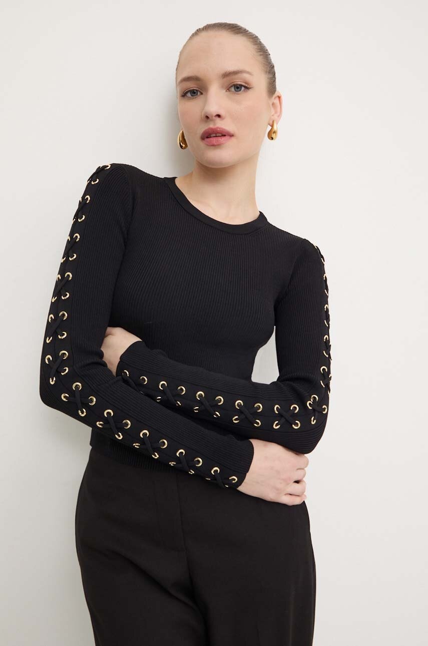 Πουλόβερ MICHAEL Michael Kors χρώμα: μαύρο, MT460X05ZV
