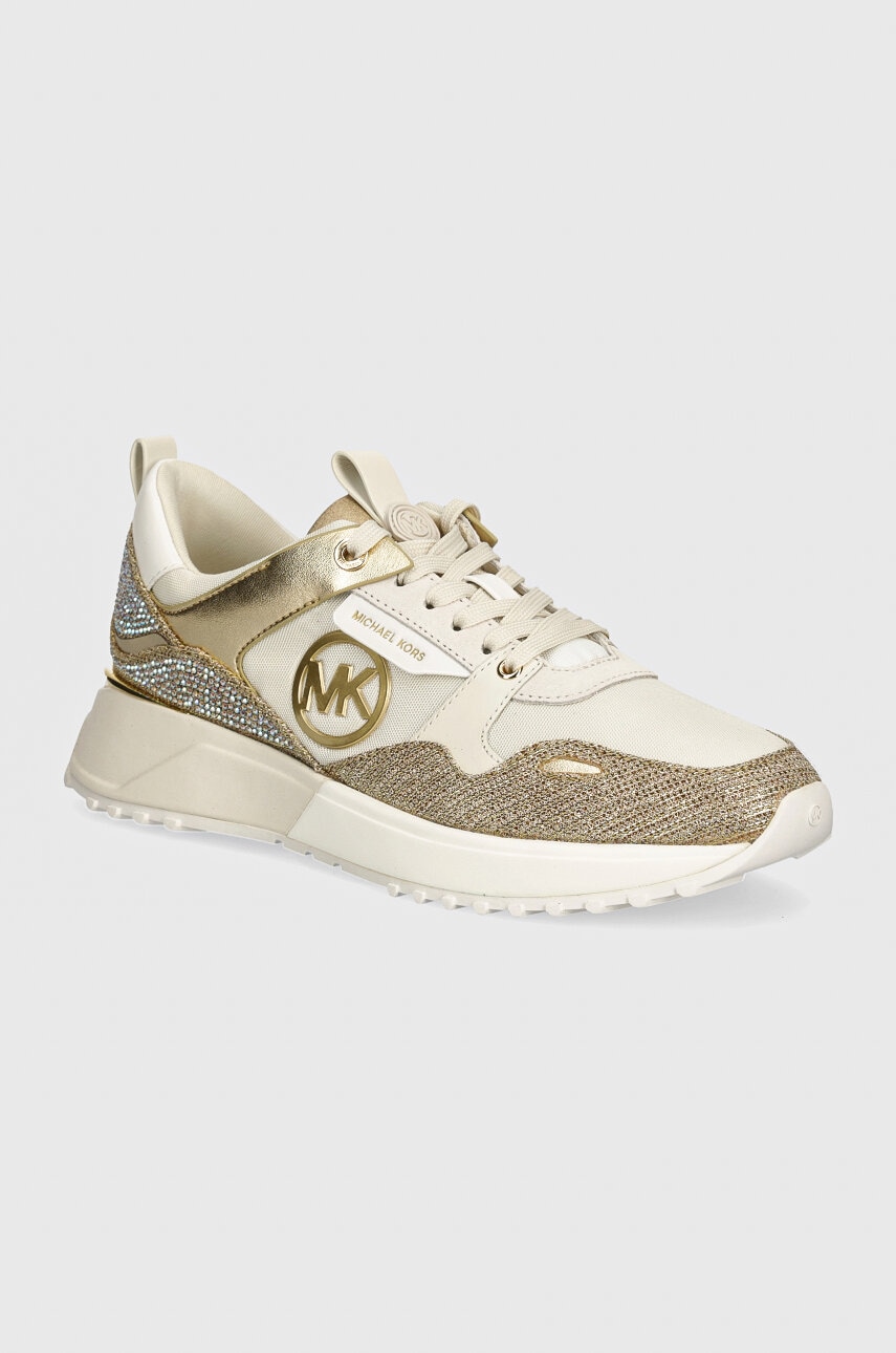 Αθλητικά MICHAEL Michael Kors Theo χρώμα: χρυσαφί, 43F2THFS3D 740