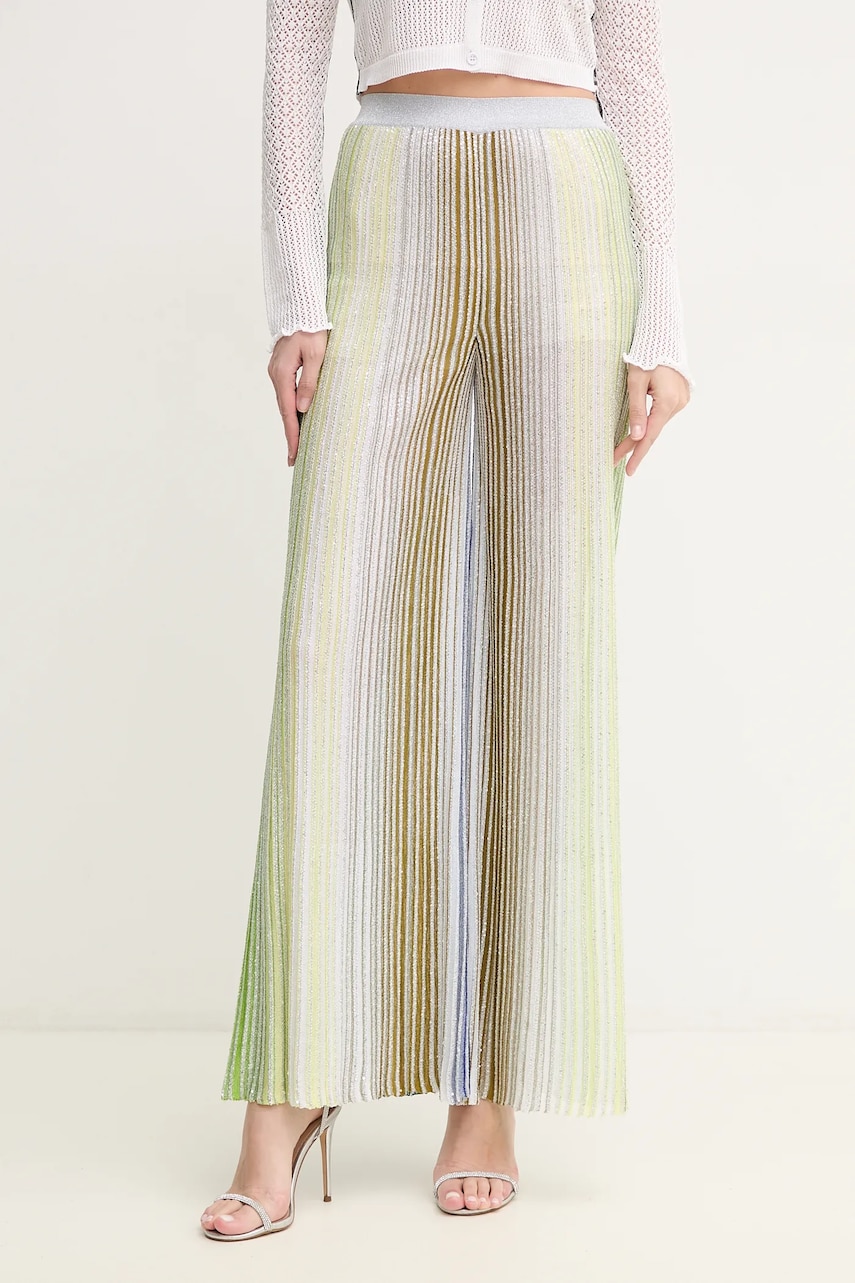 Παντελόνι Missoni χρώμα: μπλε, DS25SI0B.BK042D