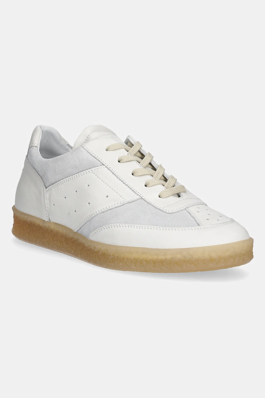 Σουέτ αθλητικά παπούτσια MM6 Maison Margiela χρώμα: γκρι, SH1WS0012