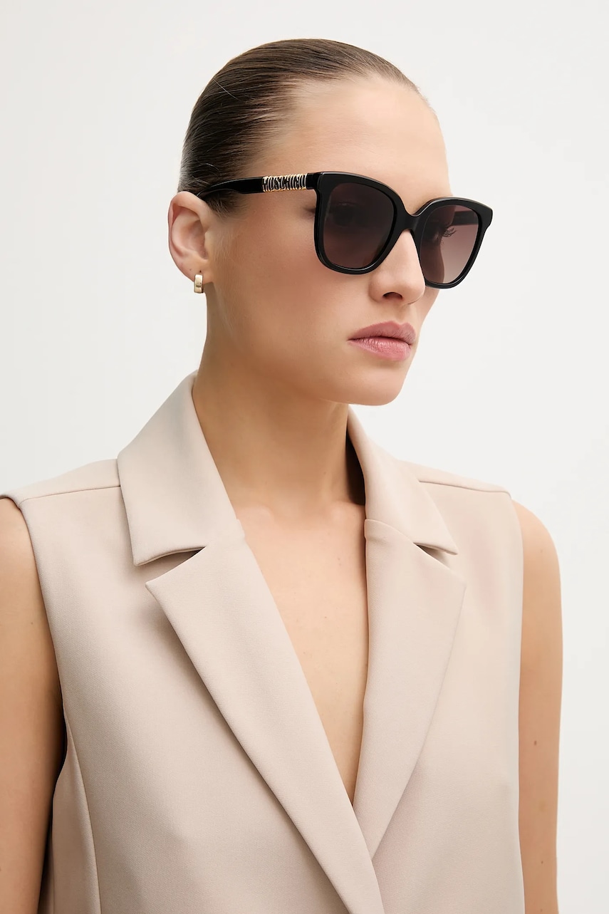 Γυαλιά ηλίου Moschino χρώμα: μαύρο, MOS178/S