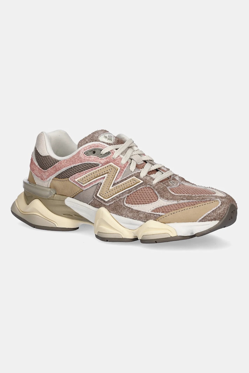 Αθλητικά New Balance 9060 χρώμα: καφέ, U9060NTB