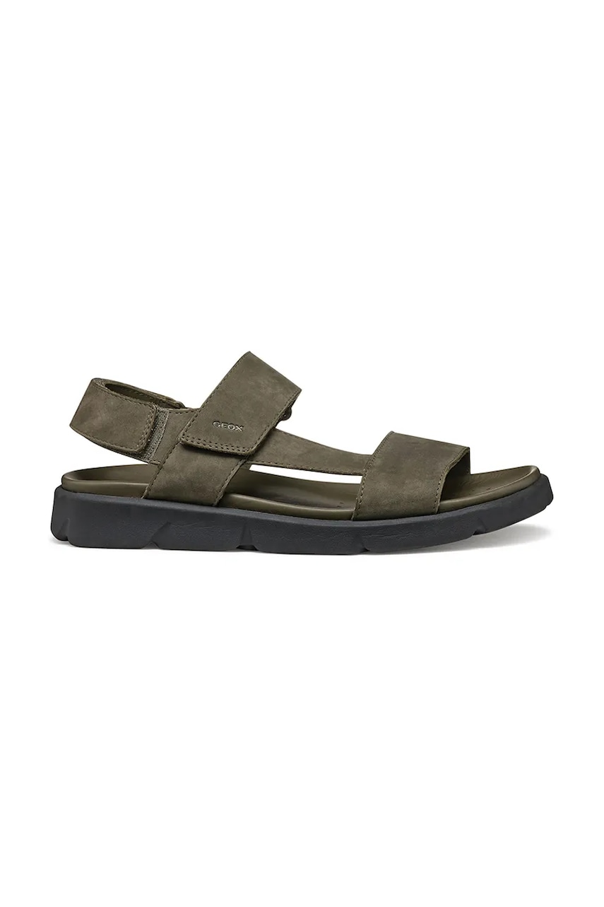 Σανδάλια nubuck Geox U XAND 2S χρώμα: πράσινο, U15BGB 00032 C3009