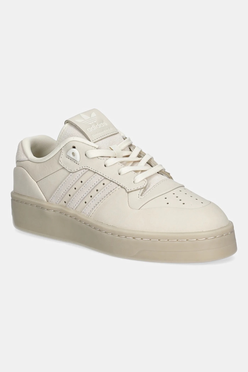 Nubuck sneakers adidas Originals Rivalry Lux Low W χρώμα: μπεζ, IH0350