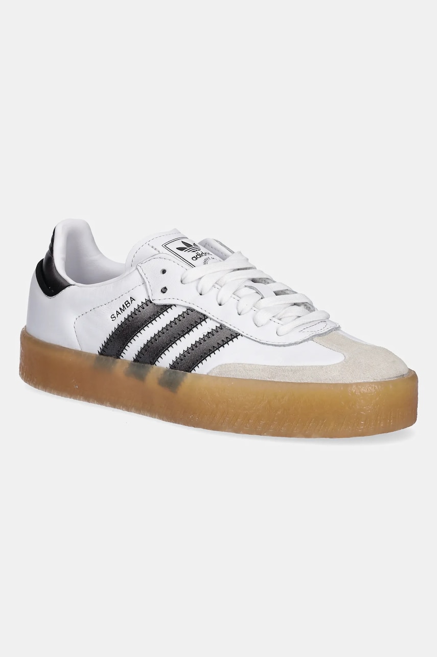 Nubuck sneakers adidas Originals Sambae χρώμα: άσπρο, JS3942