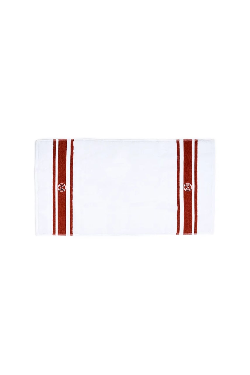 Μεσαία βαμβακερή πετσέτα Officine Monogram Monogram Linea 50 x 100 cm χρώμα: καφέ