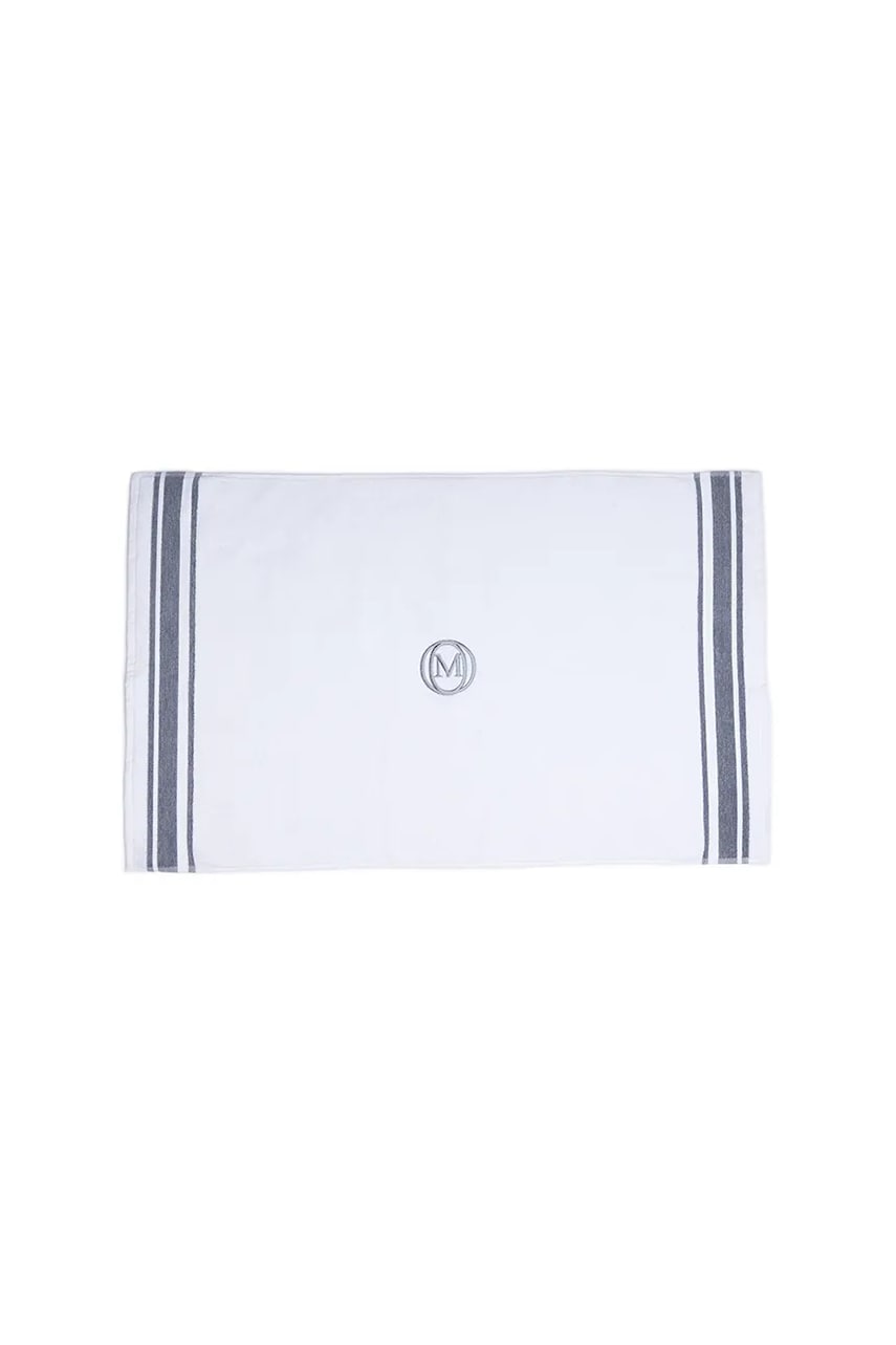 Χαλί μπάνιου Officine Monogram Monogram Linea 60 x 100 cm χρώμα: γκρι