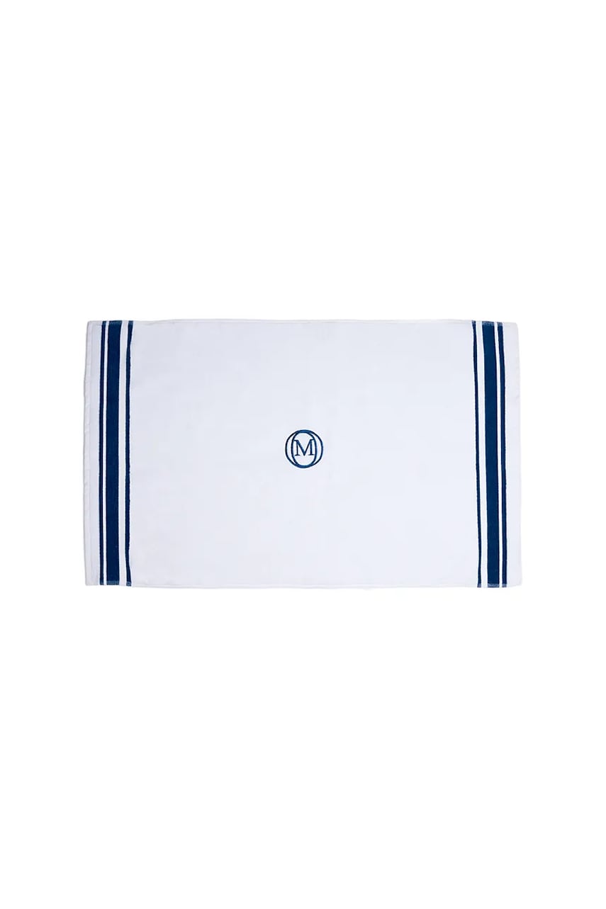 Χαλί μπάνιου Officine Monogram Monogram Linea 60 x 100 cm χρώμα: τιρκουάζ