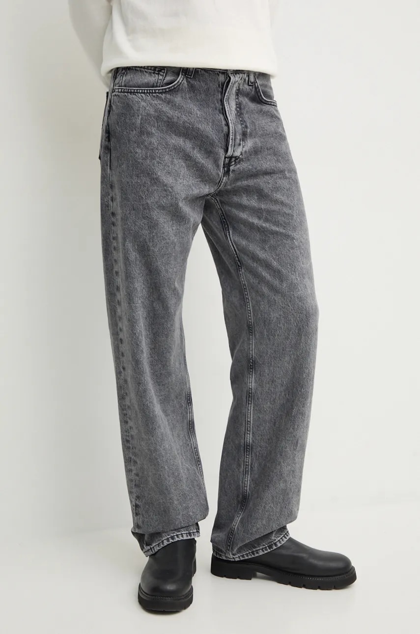 Τζιν παντελόνι Pepe Jeans LOOSE STRAIGHT JEANS CARBON PM207972