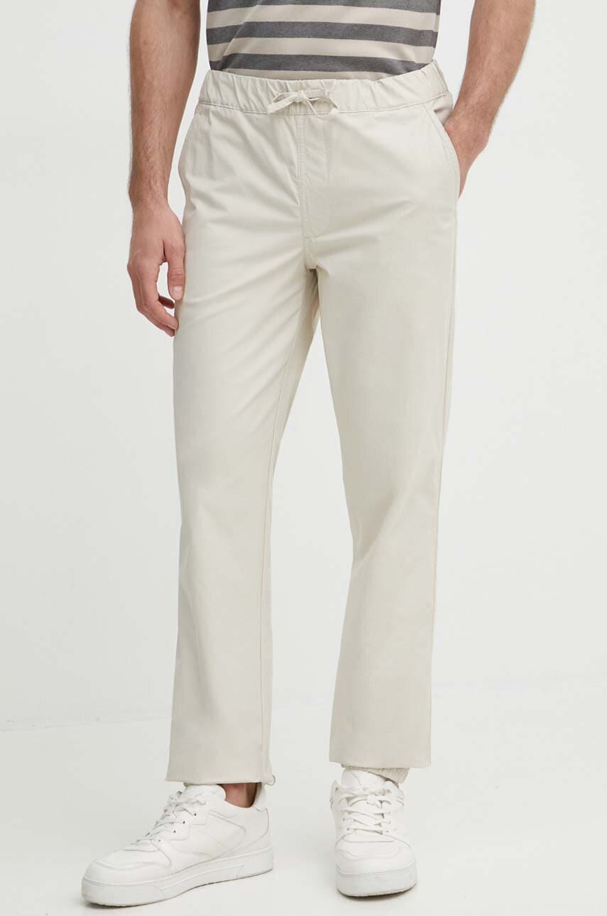 Παντελόνι Pepe Jeans PULL ON CUFFED SMART PANTS PULL ON CUFFED SMART PANTS χρώμα: μπεζ, PM211687 PM211687