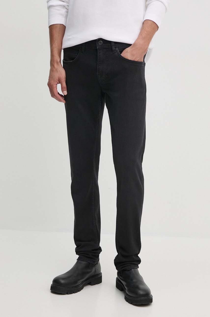 Τζιν παντελόνι Pepe Jeans SLIM GYMDIGO JEANS χρώμα: μαύρο, PM207389XH4
