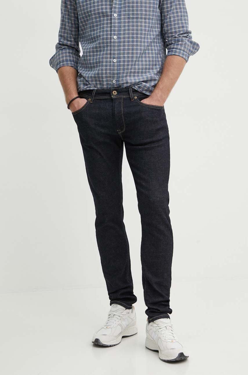 Τζιν παντελόνι Pepe Jeans TAPERED JEANS χρώμα: ναυτικό μπλε, PM207390AB1