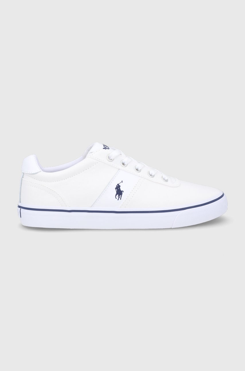 Πάνινα παπούτσια Polo Ralph Lauren ανδρικά, χρώμα: κρεμ