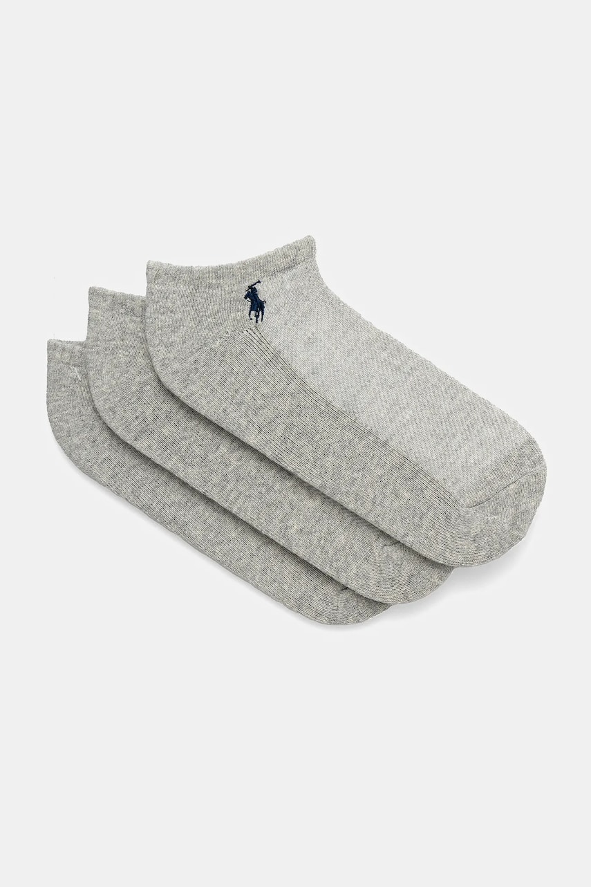 Κάλτσες Polo Ralph Lauren 3-pack χρώμα: γκρι, 455972885
