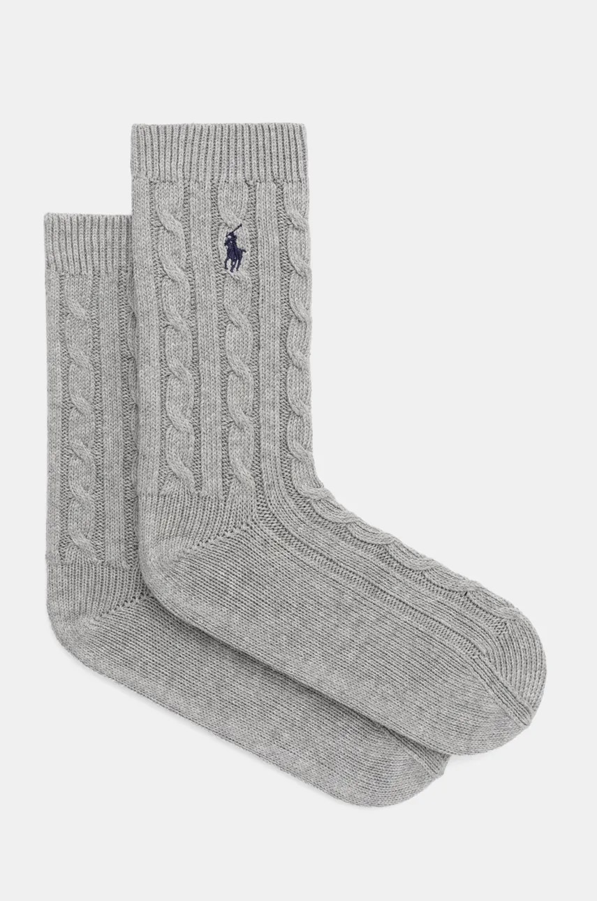 Κάλτσες Polo Ralph Lauren χρώμα: γκρι, 455955244