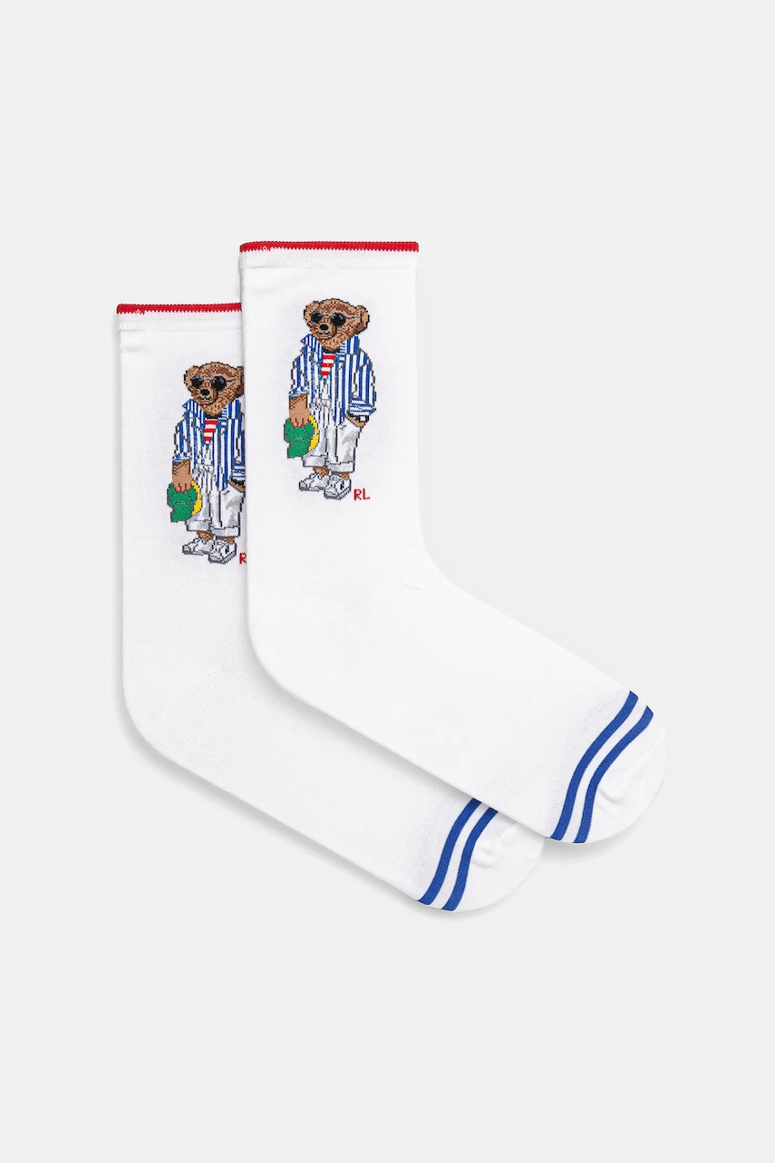 Κάλτσες Polo Ralph Lauren χρώμα: άσπρο, 455968668