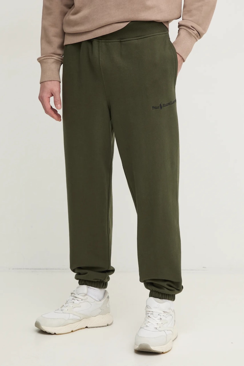 Παντελόνι φόρμας Polo Ralph Lauren χρώμα: πράσινο, 710961136
