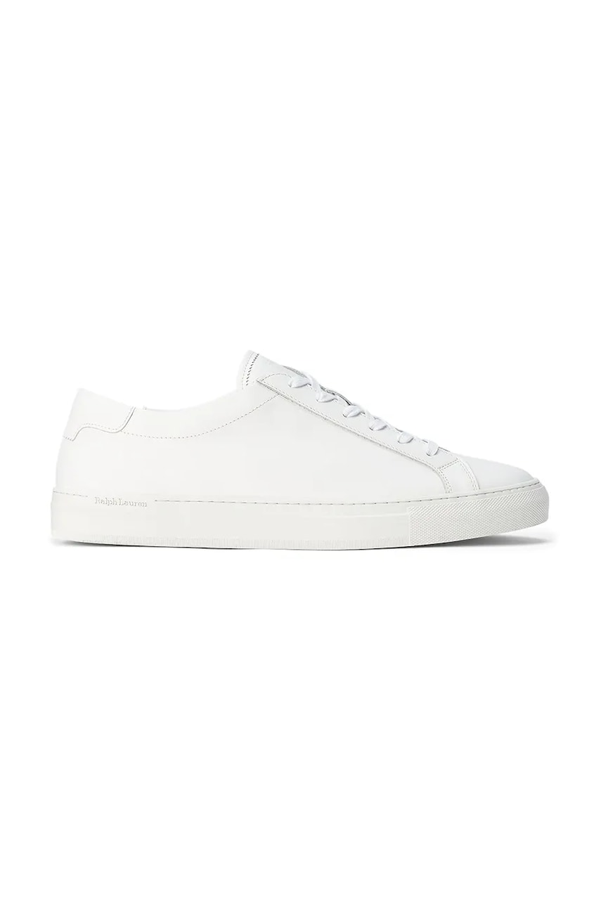 Δερμάτινα αθλητικά παπούτσια Polo Ralph Lauren Jermain Lux χρώμα: άσπρο, 809913531001