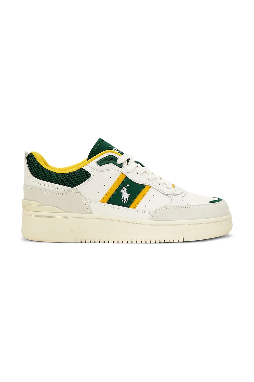 Δερμάτινα αθλητικά παπούτσια Polo Ralph Lauren Mastr Sp 125 χρώμα: άσπρο, 809960993004