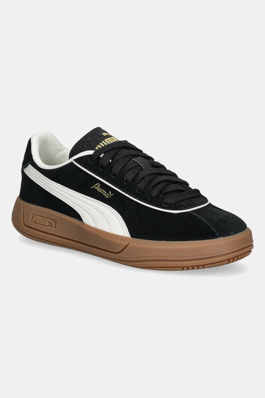 Δερμάτινα αθλητικά παπούτσια Puma Puma Club Klassika SD χρώμα: μαύρο, 400718