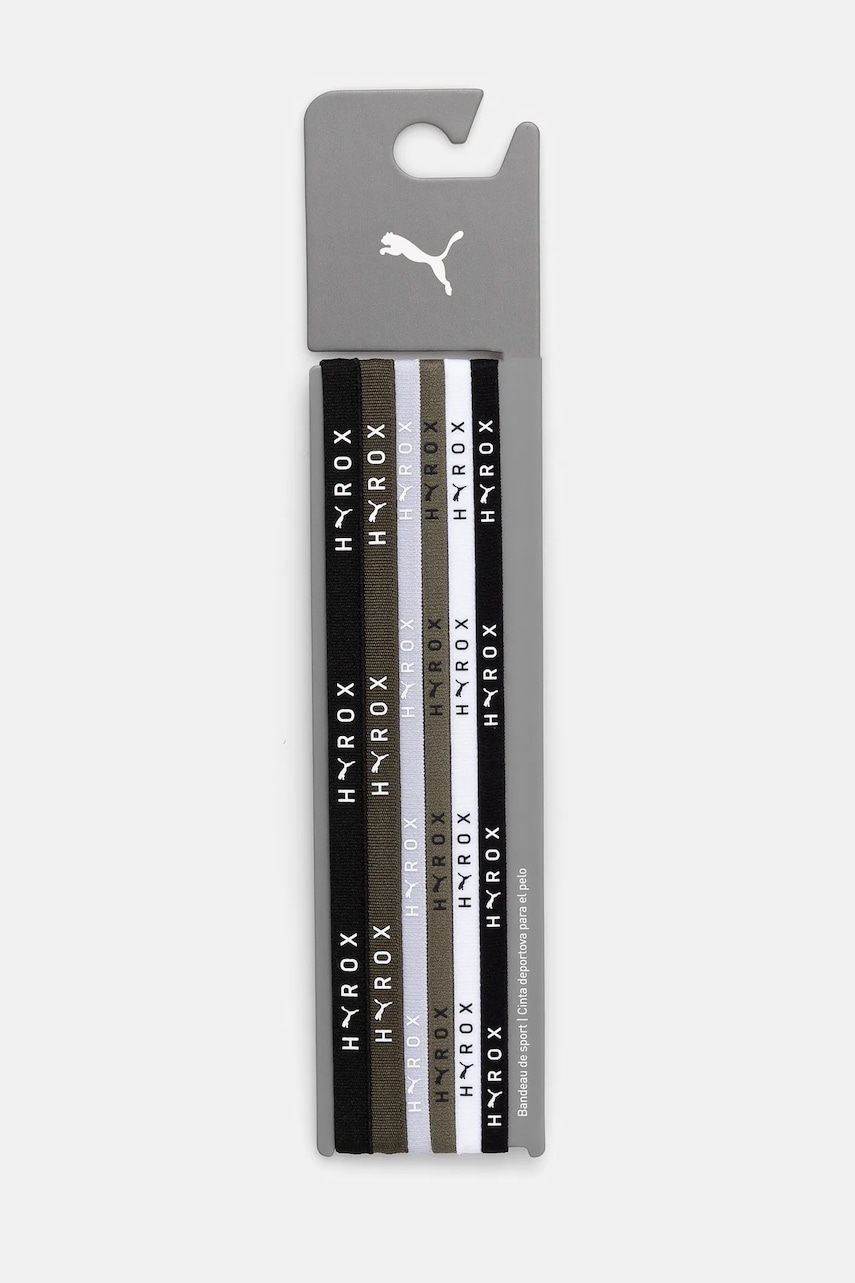 Κορδέλες Puma PUMA x HYROX 6-pack χρώμα: μαύρο, 26354