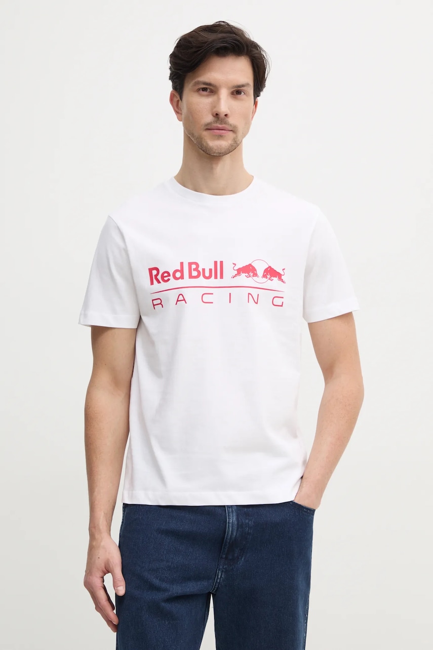 Βαμβακερό μπλουζάκι Red Bull Racing x Pepe Jeans LOGO TEE ανδρικό, χρώμα: ναυτικό μπλε, RM500016