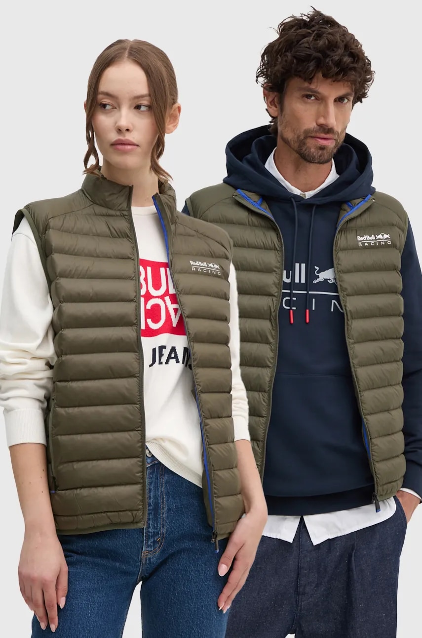 Αμάνικο μπουφάν Red Bull Racing x Pepe Jeans χρώμα: πράσινο, RU400005