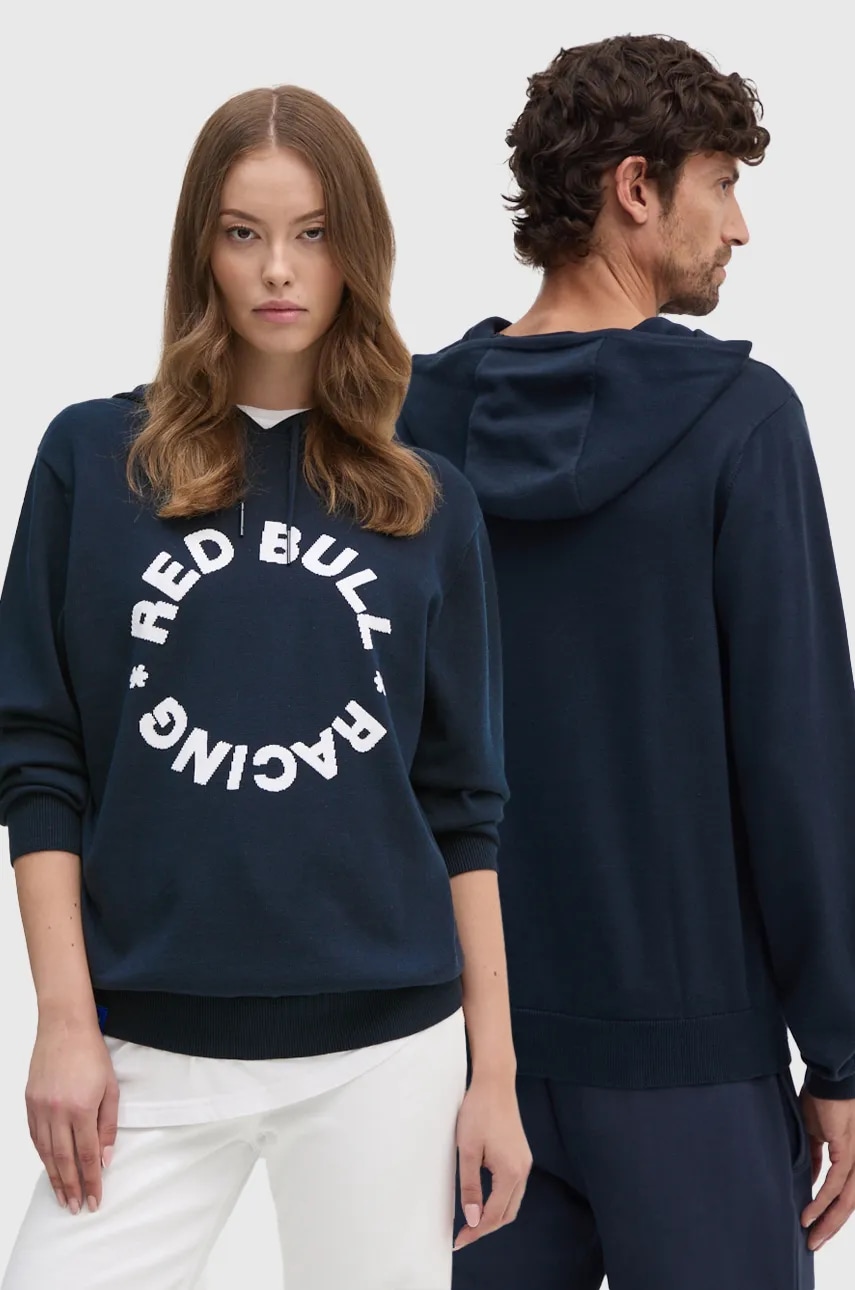 Βαμβακερό πουλόβερ Red Bull Racing x Pepe Jeans χρώμα: ναυτικό μπλε, RU700001