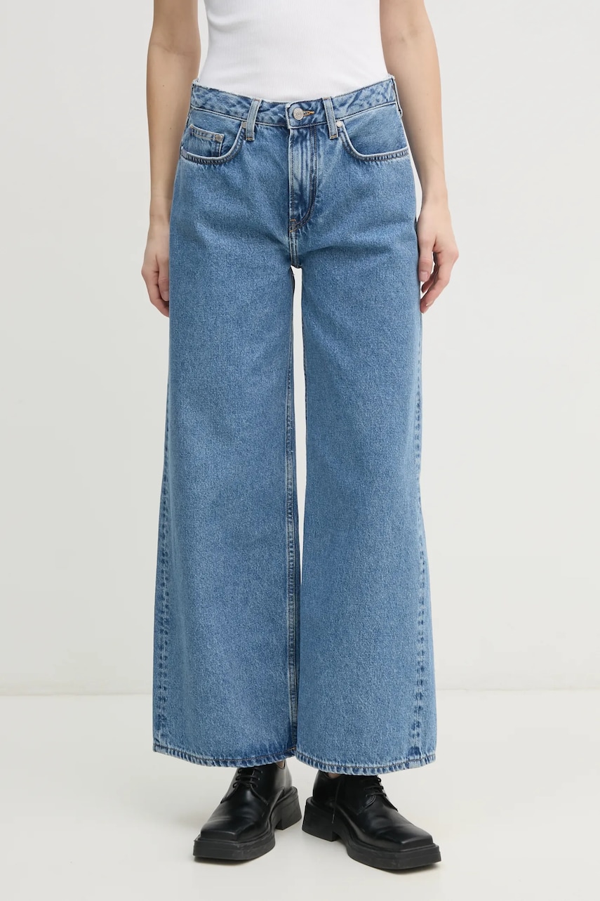 Τζιν παντελόνι Red Bull Racing x Pepe Jeans WIDE LEG JEANS χρώμα: μπλε, RL200007R17