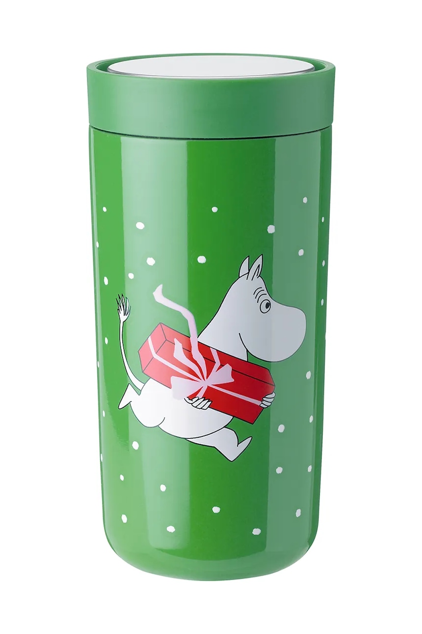 Ισοθερμική κούπα Stelton To Go Click x Muminki 0,4 L χρώμα: πράσινο