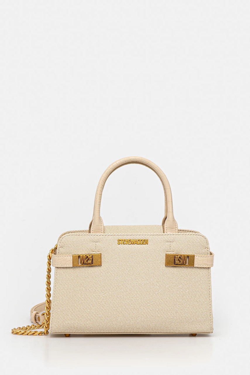 Τσάντα Steve Madden Blindeny χρώμα: μπεζ, SM13001646