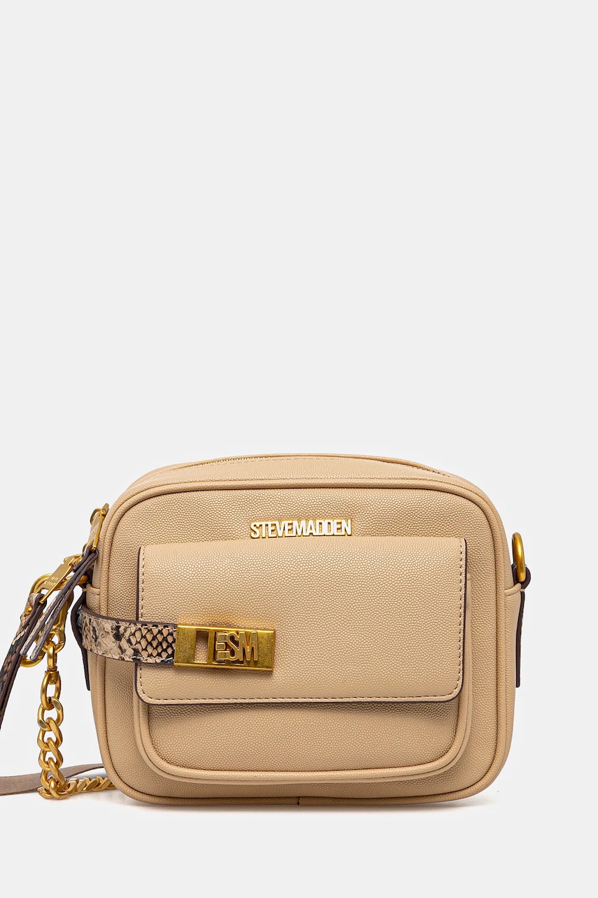 Τσάντα Steve Madden Blite-E χρώμα: μπεζ, SM13001649