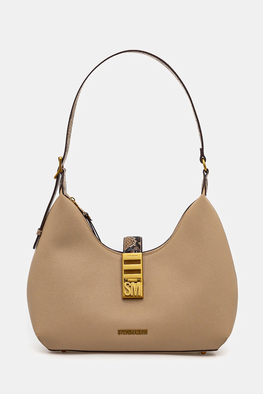 Τσάντα Steve Madden Bovie-E χρώμα: μπεζ, SM13001645