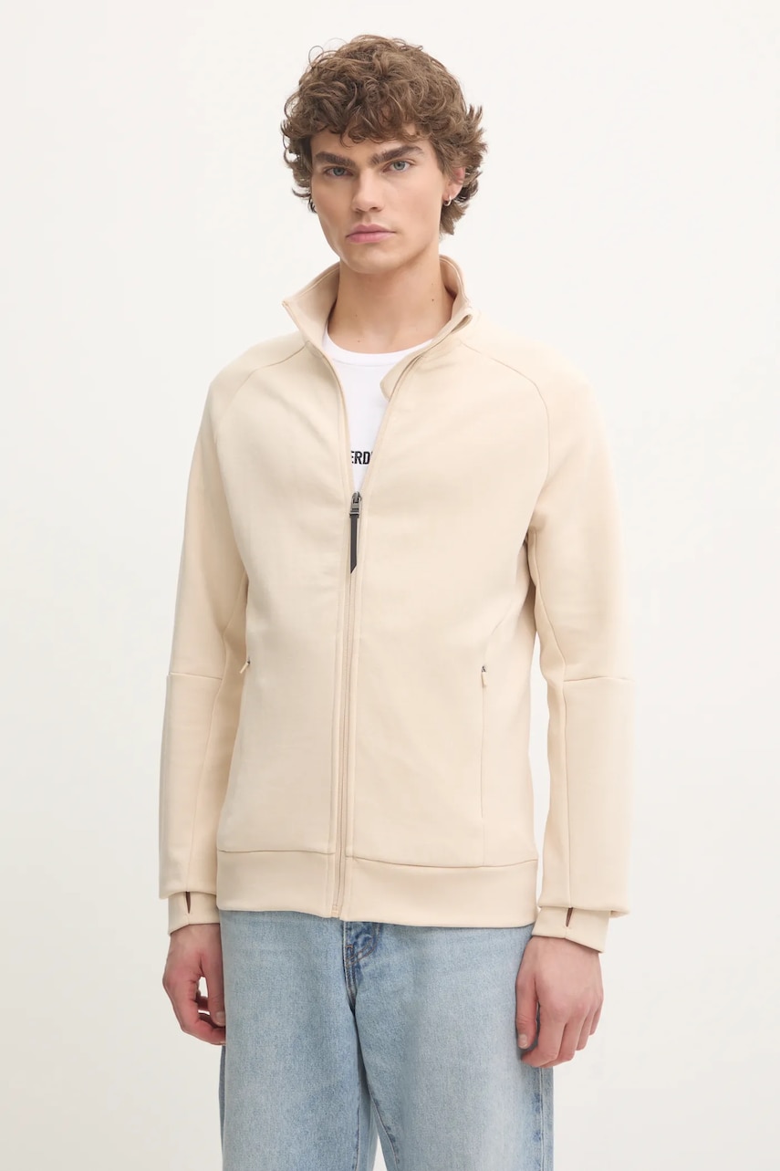 Μπλούζα Superdry χρώμα: μπεζ, M2013960A-1YP