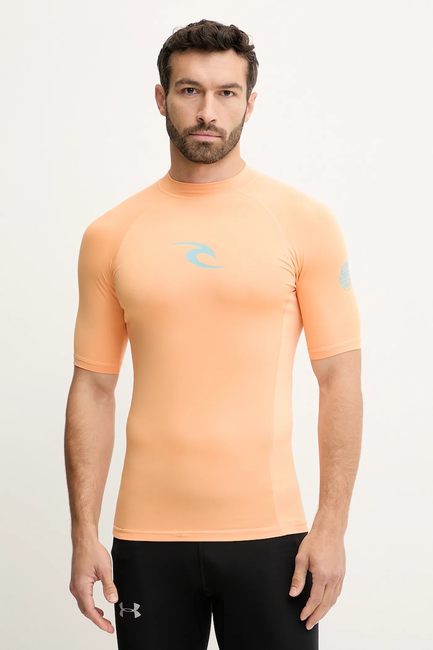 T-shirt κολύμβησης Rip Curl WAVES UPF χρώμα: κίτρινο, 142MRV