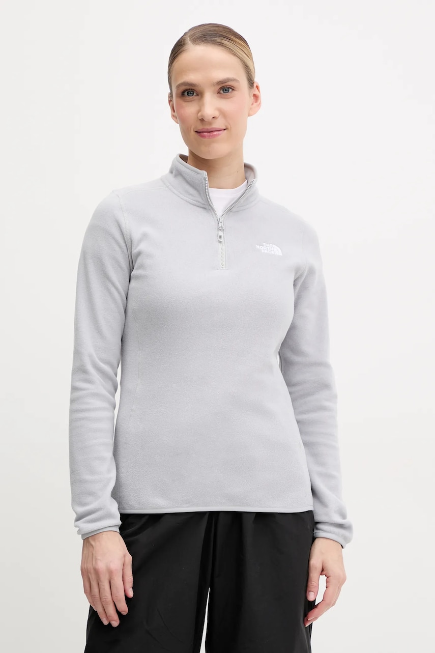 Αθλητική μπλούζα The North Face 100 Glacier χρώμα: γκρι, NF0A855MBO61