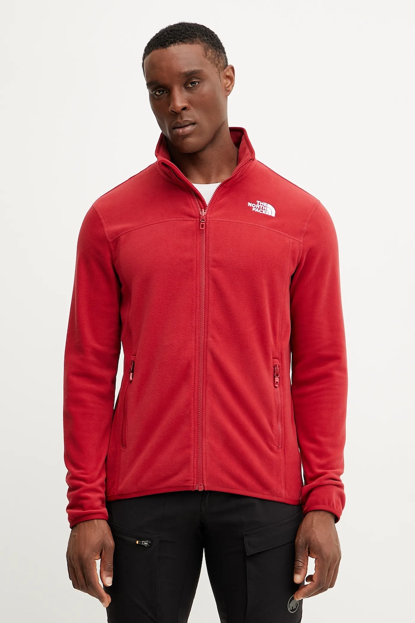 Αθλητική μπλούζα The North Face 100 Glacier χρώμα: κόκκινο, NF0A855X3RO1